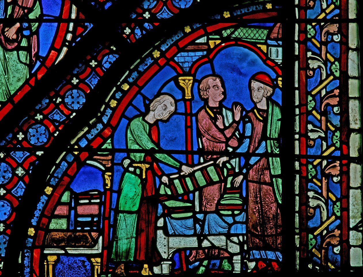 Vindu w5 som viser donorer - drapere av French School