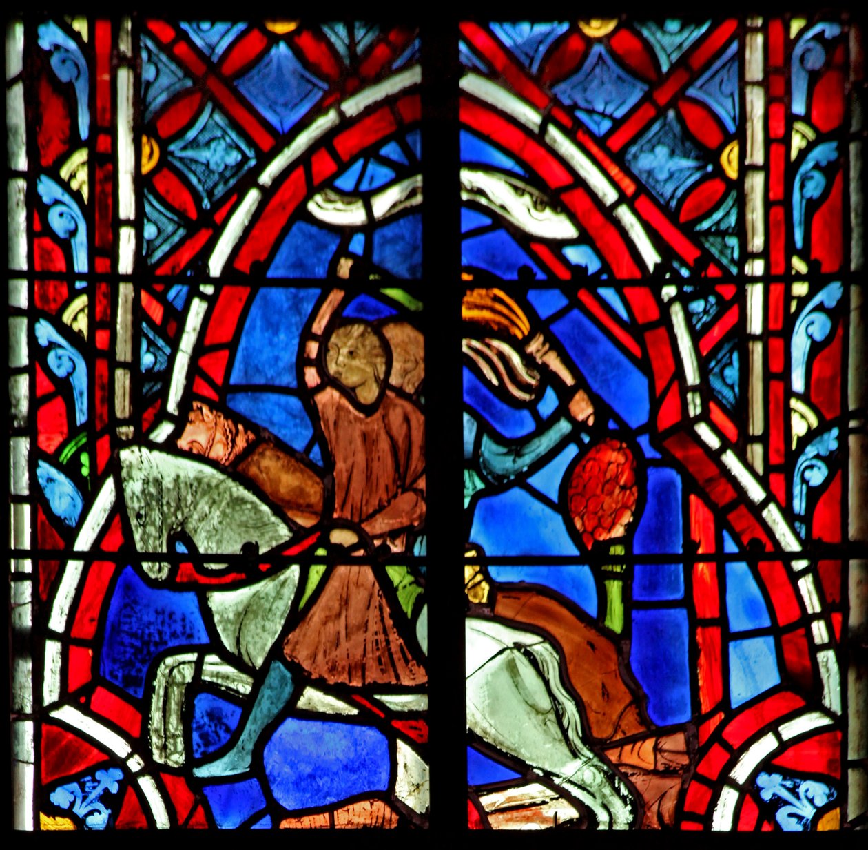 Vindu w5 straffen til tjenestemennene i Sukkot. Dommerne VIII 1-17 av French School