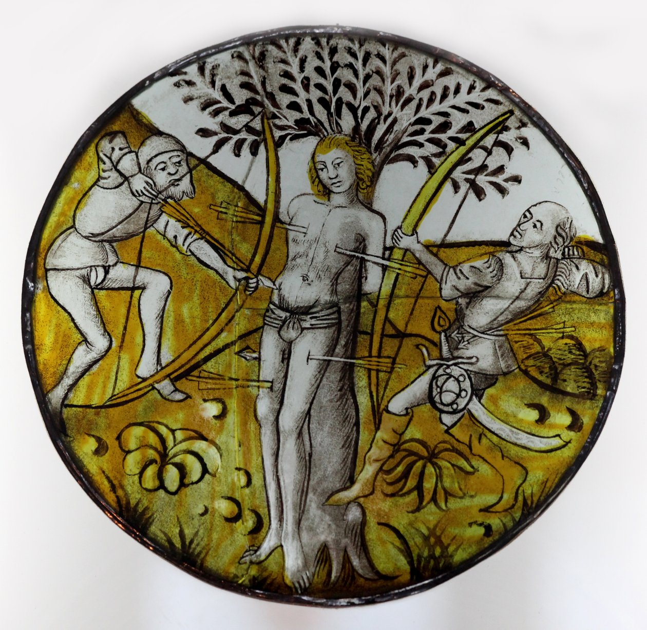 Vindu w75 som viser St. Sebastian av French School