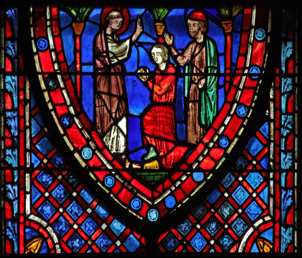 Vindu w7 St John: med Aristodemus av French School