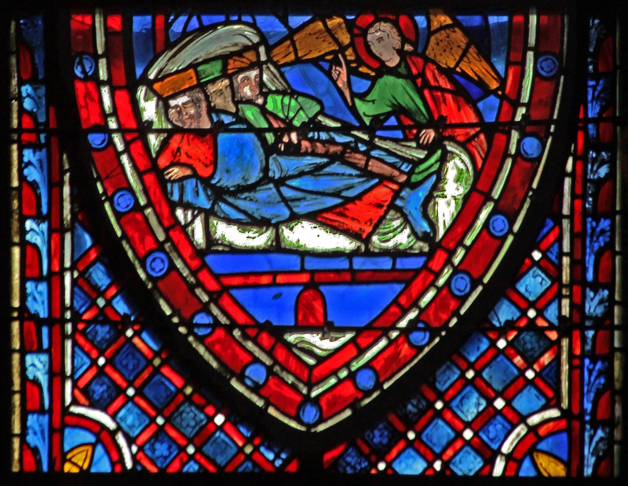 Window w7 the Magi - advart i en drøm av French School