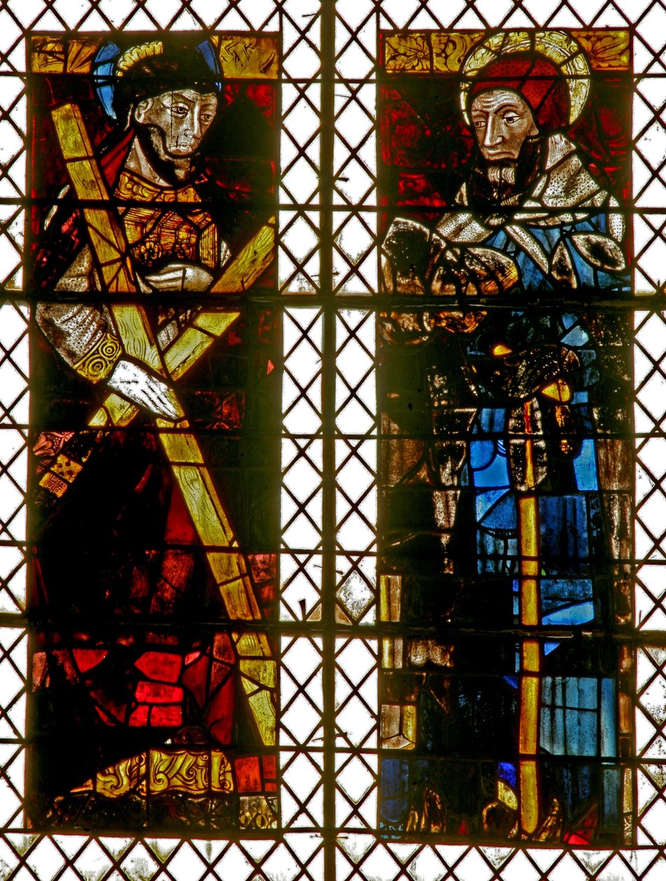 Vindu w8 som viser St Andrew, St Anthony av French School
