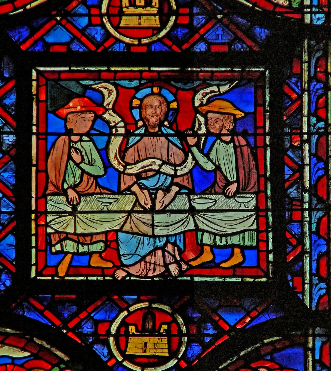 Vindu w8 oppstandelsessyklusen - nattverden i Emmaus av French School