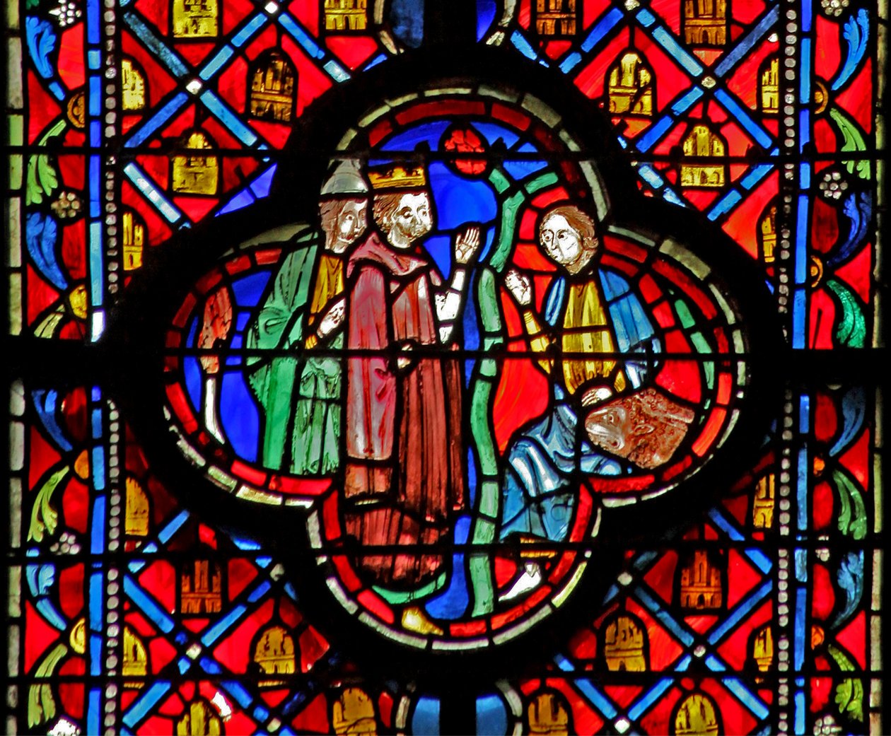 Vindu w9R Daniel i løvehulen. Dan VI 19 av French School