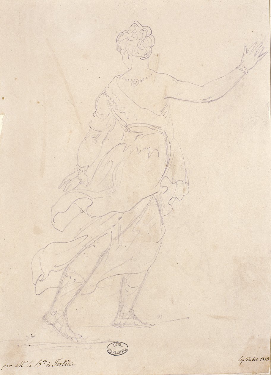 Kvinne fra baksiden, 1813 av French School