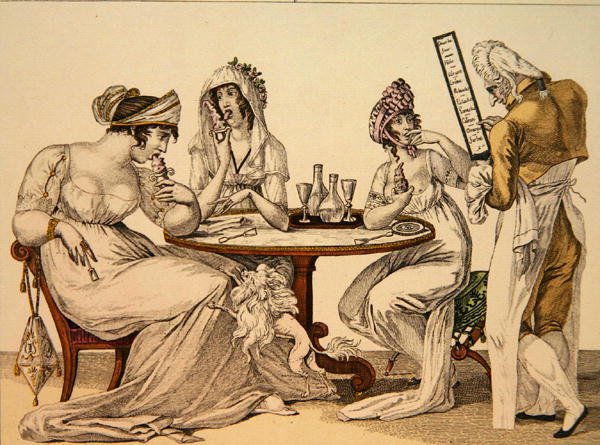 Kvinner i en isbar, plate 4 fra 