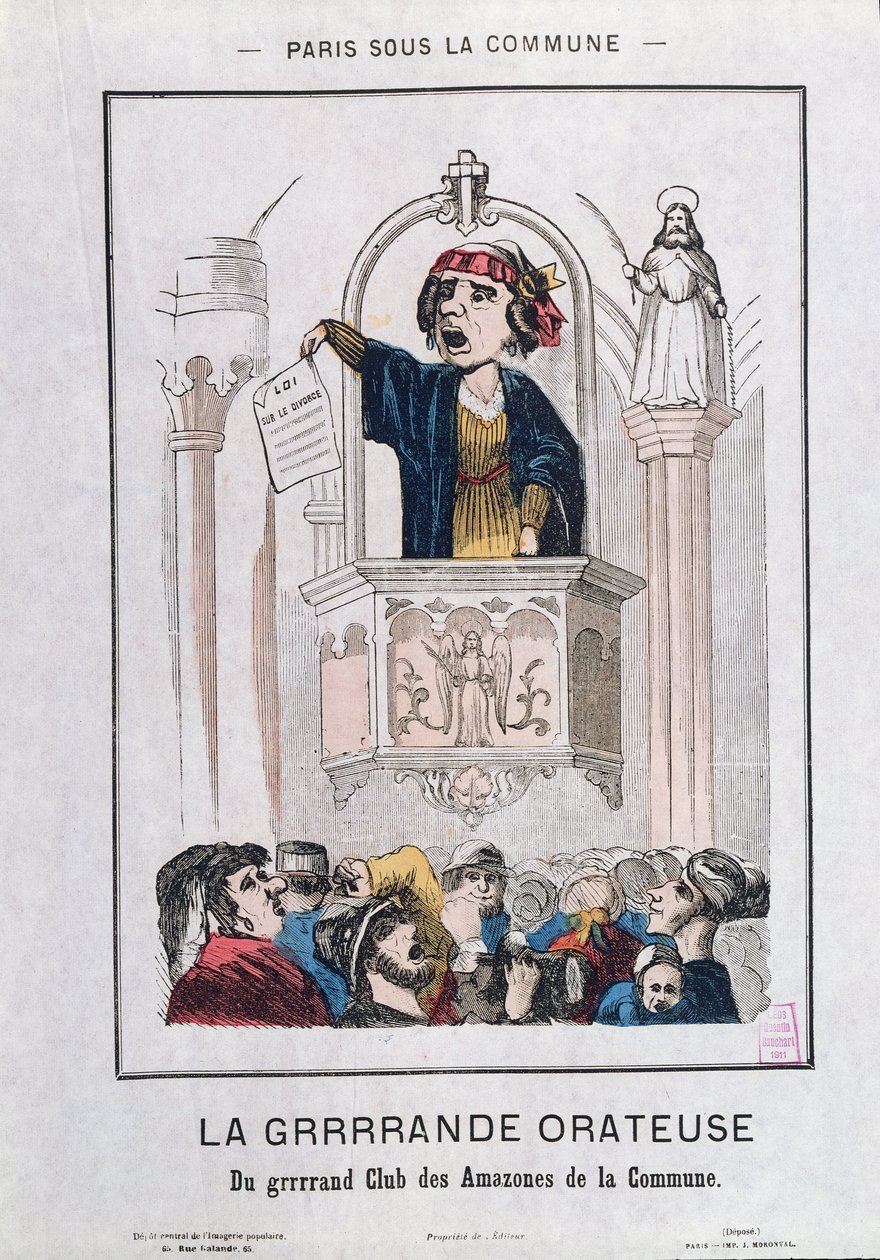 Kvinneklubb under kommunen, 1871 av French School