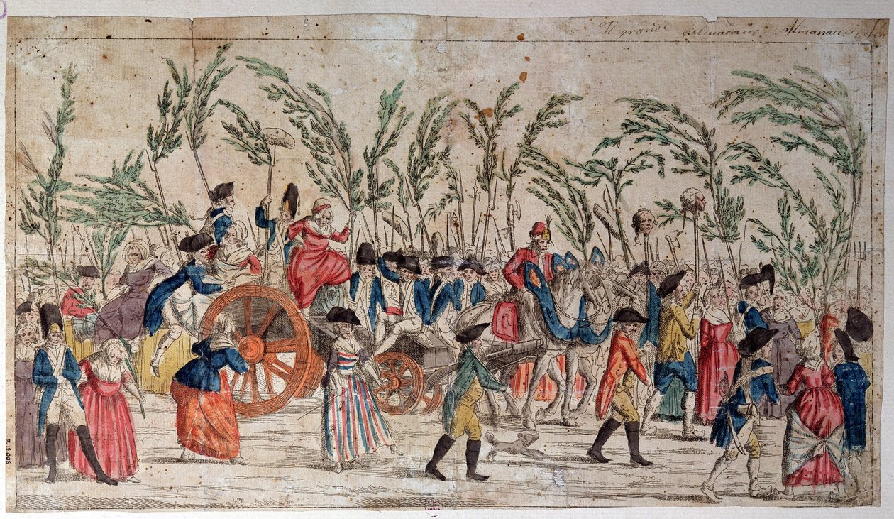 Kvinnemarsj på Versailles 5. oktober av French School