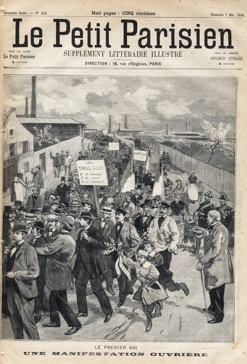 Arbeiderdemonstrasjon 1. mai av French School