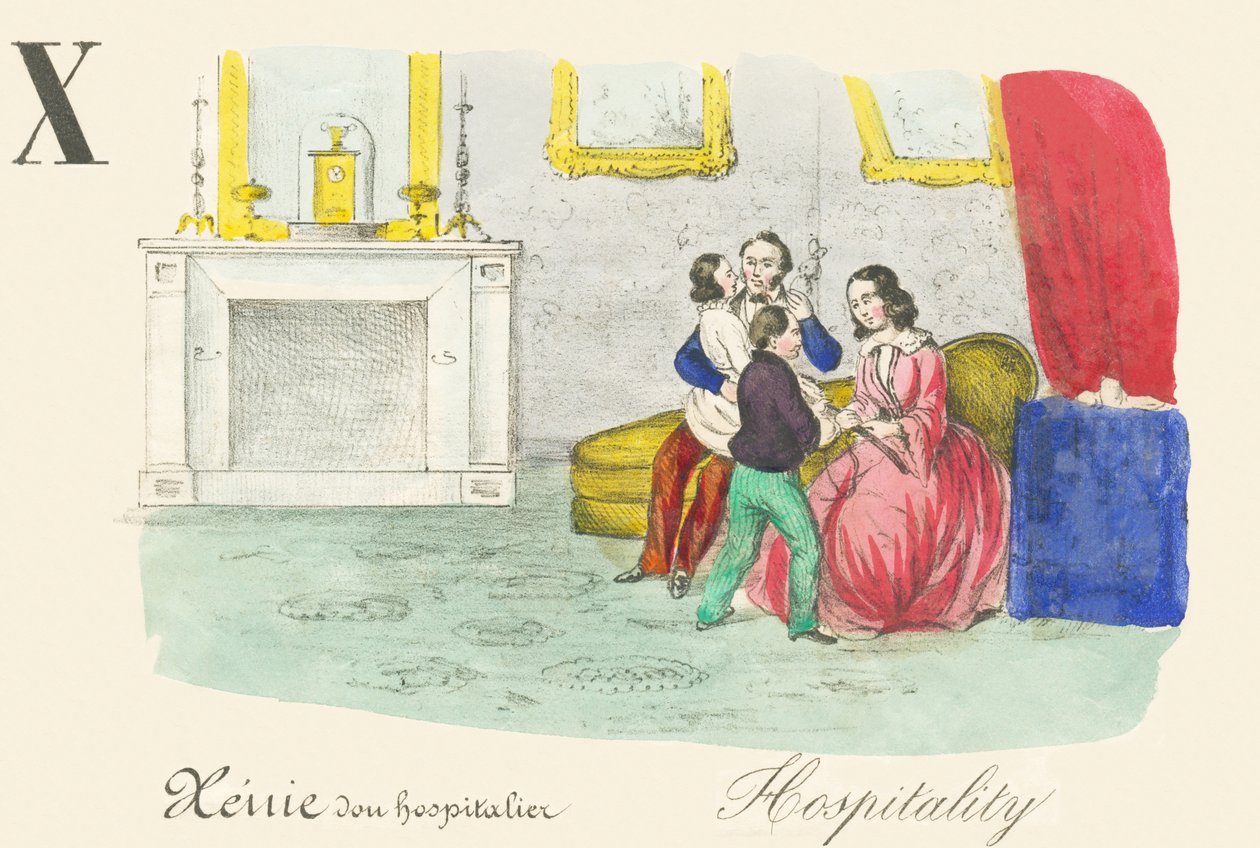 X: Xenie dou hospitalier — Gjestfrihet av French School