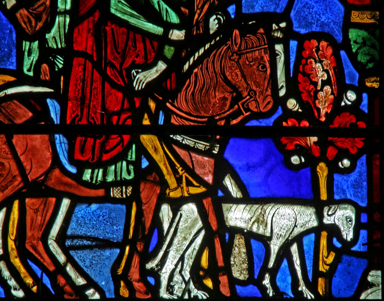 hest og hund (w15) av French School