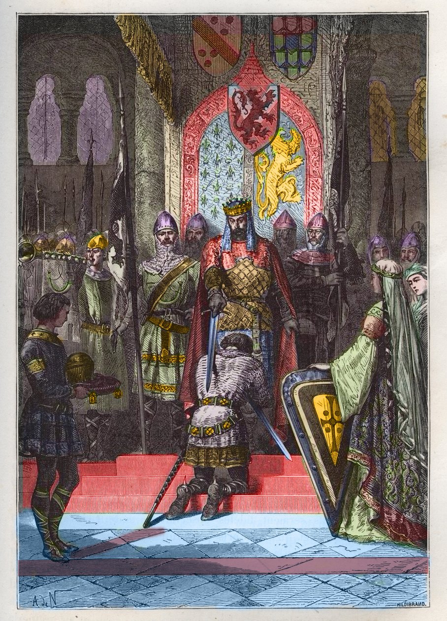 ridder - The Accolade - La Chevalerie - Mykhet til en ridder - L