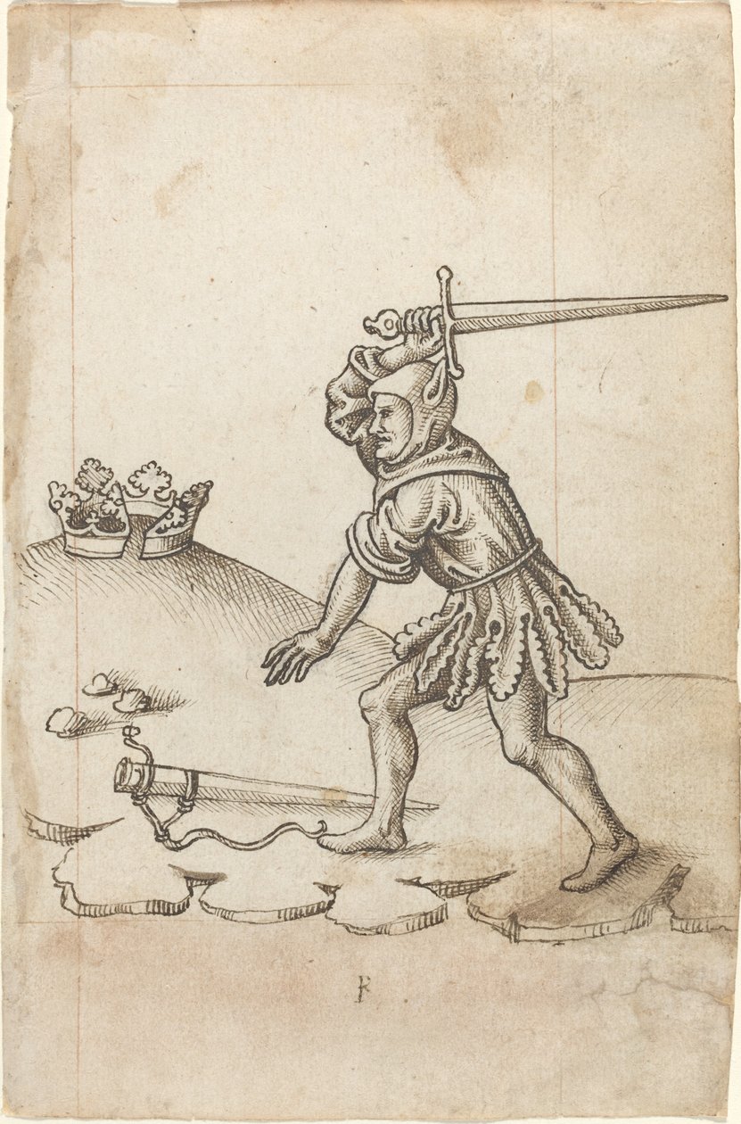 "Ikke knekk kronen" [fol. 43 recto] av French early 16th Century
