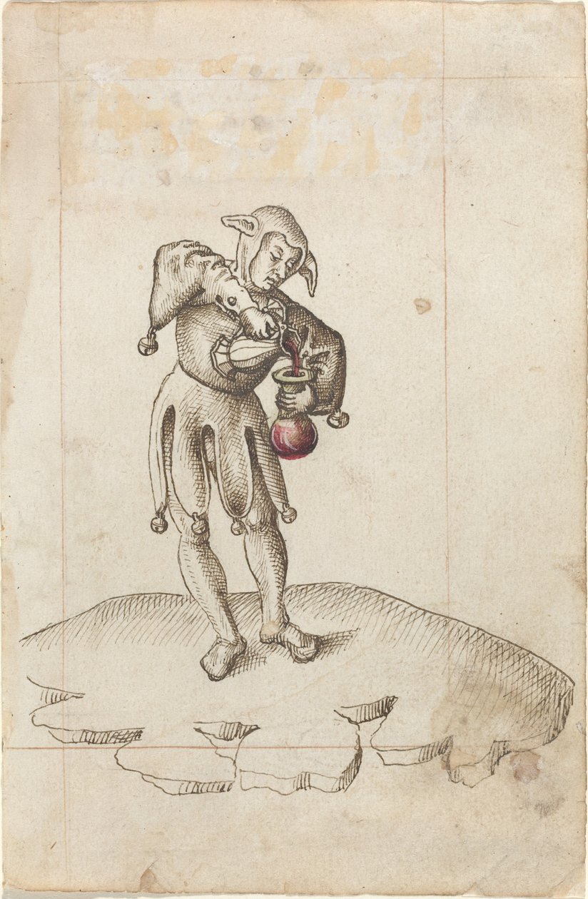 "Ikke legg mat i en kammergryte" [fol. 24 recto] av French early 16th Century