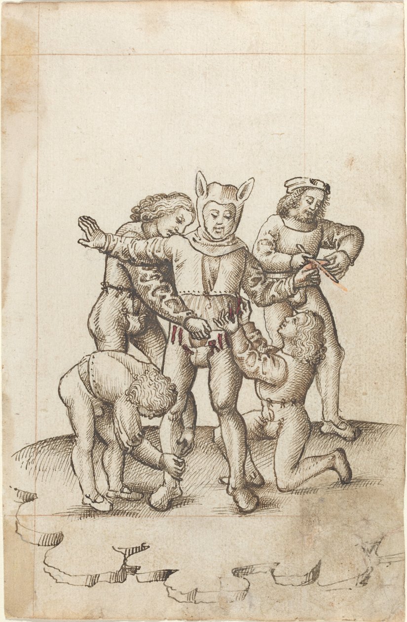 "Ikke bruk en tettsittende ring" [fol. 23 recto] av French early 16th Century