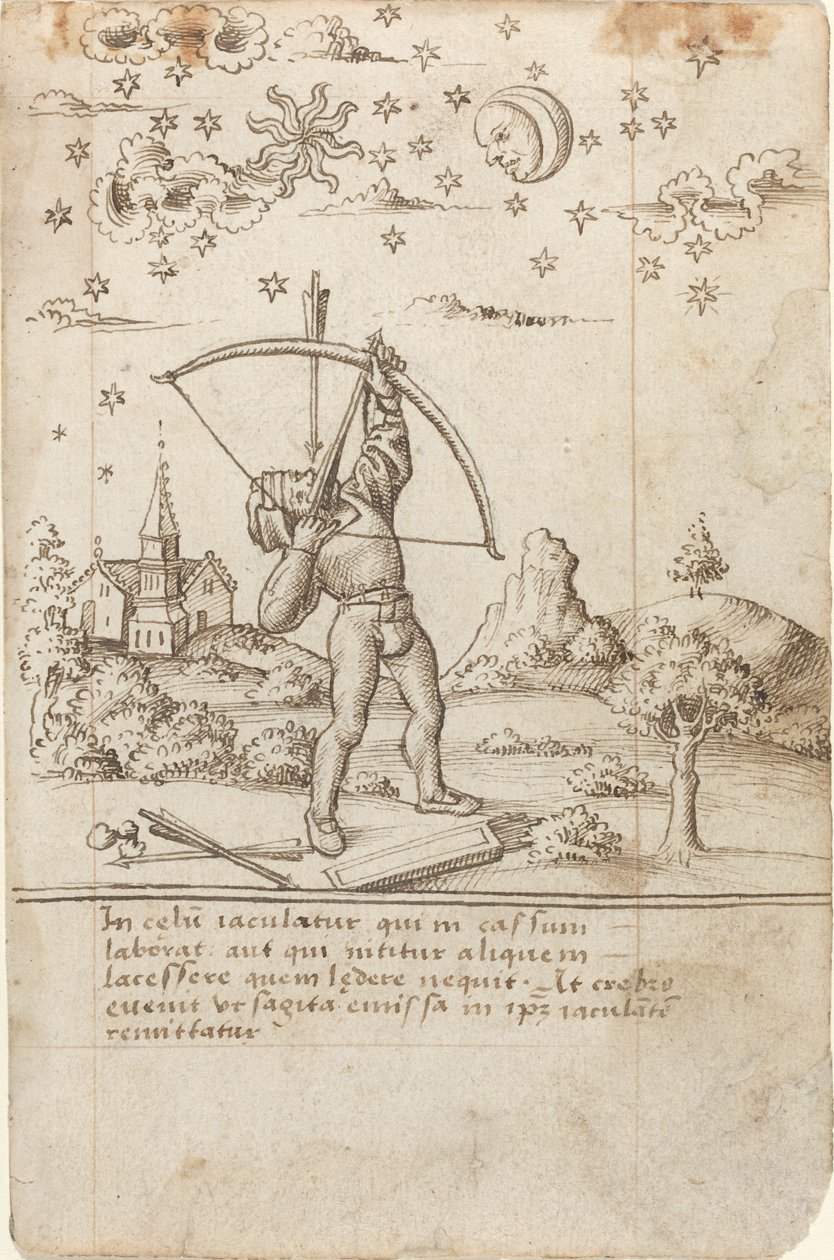 "Du skyter på himmelen" [fol. 9 recto] av French early 16th Century