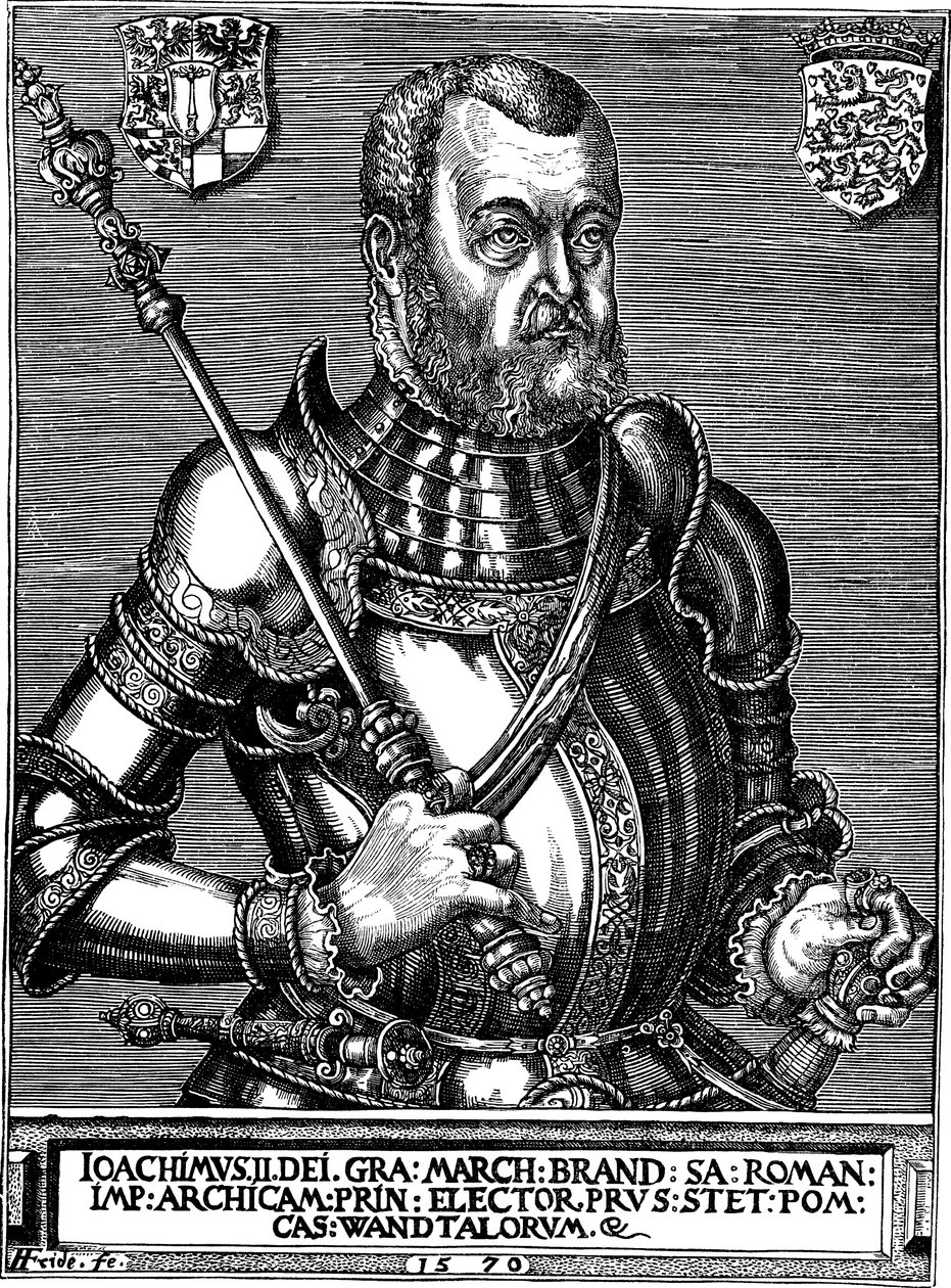Portrett av Joachim II Hector 1505-1571, kurfyrst av Brandenburg, 1570 av Friderich