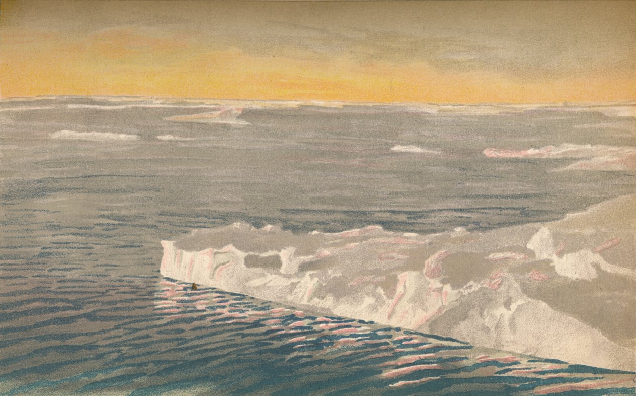 Evening Among the Drift-Ice, 22. september 1893, 1897 av Fridtjof Nansen