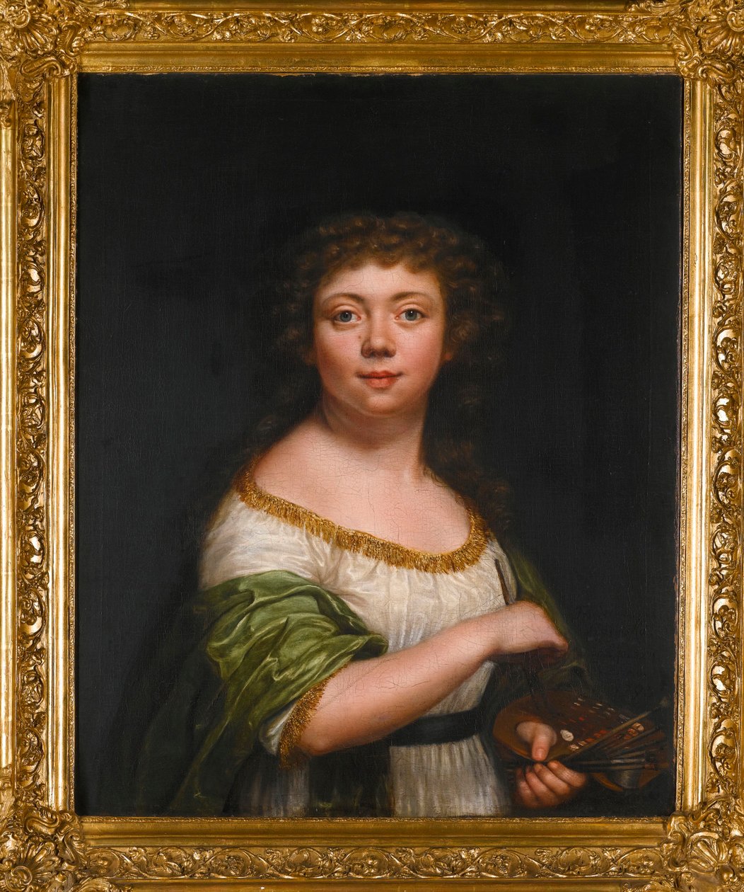 "Selvportrett, tjueen år" av Lisiewska, Friederike Julie (1772-1856) av Friederike Julie Lisiewska