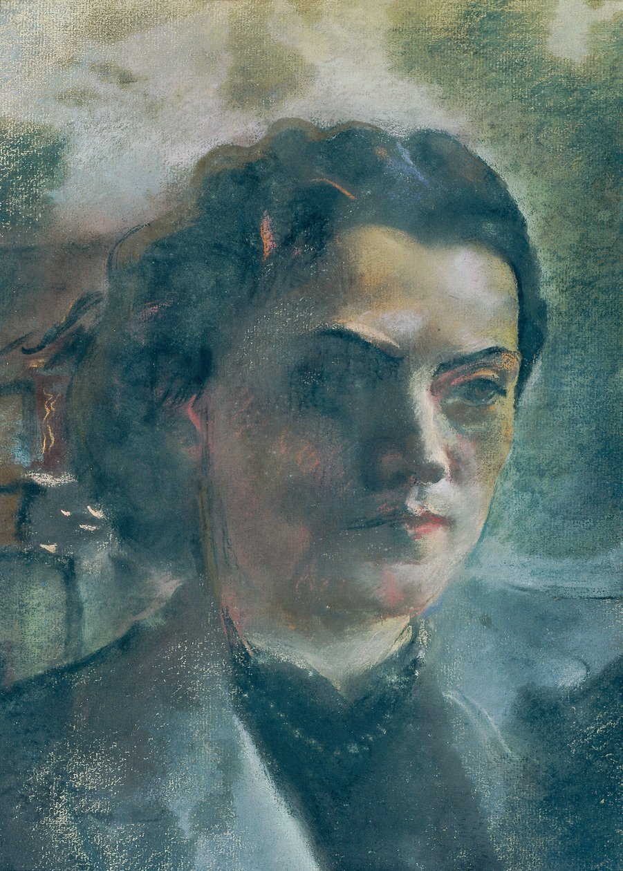 portrett av en dame av Friedl Dicker Brandeis