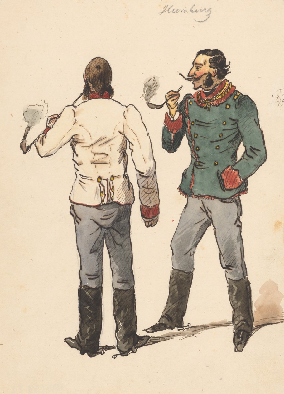 Røykere av Friedrich Carl von Scheidlin