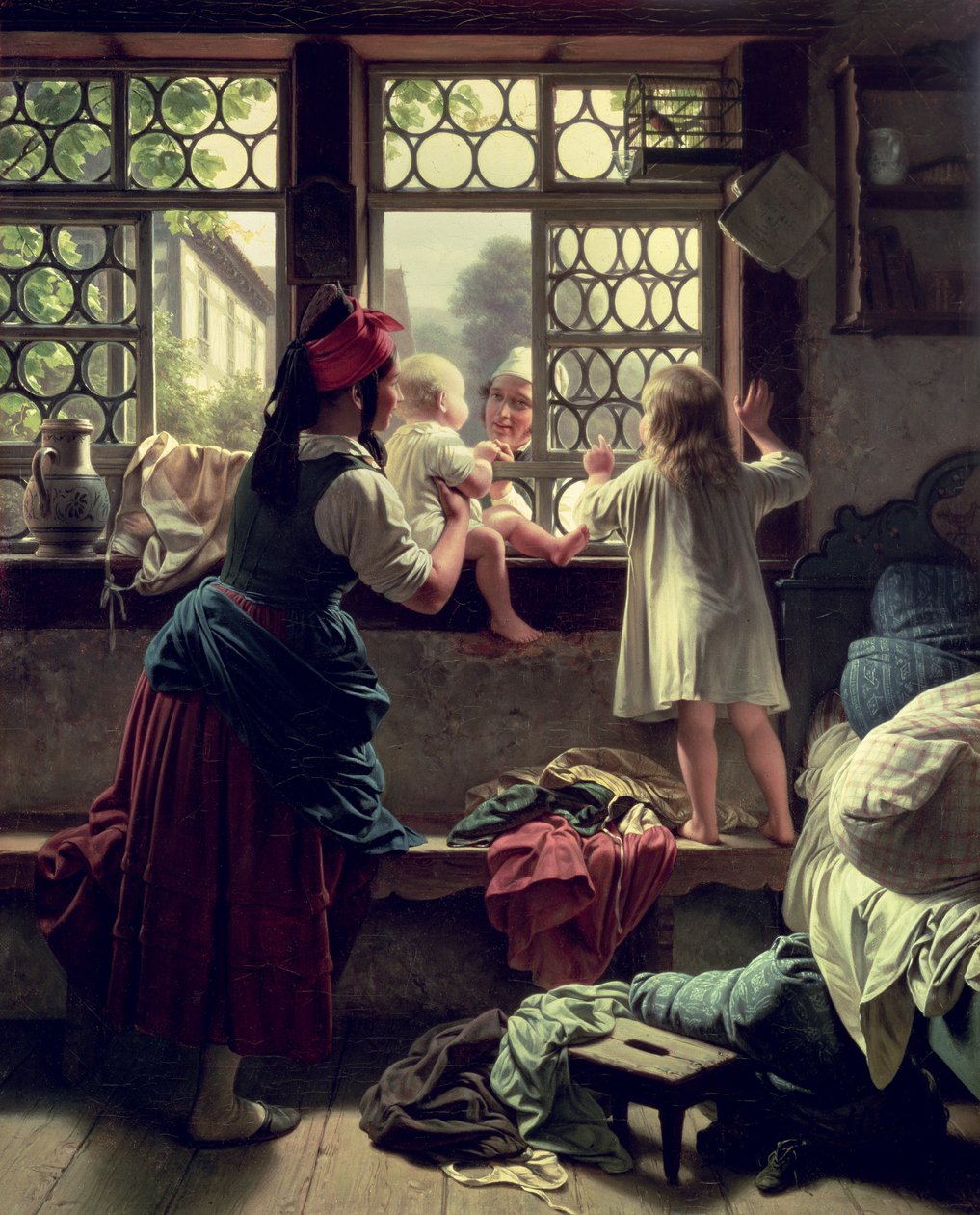 God morgen, kjære far av Friedrich Edouard Meyerheim