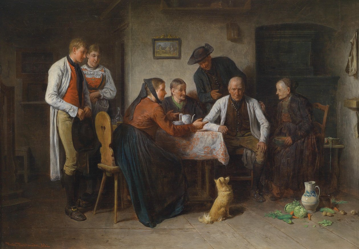 Besøk av frieren av Friedrich Friedlander
