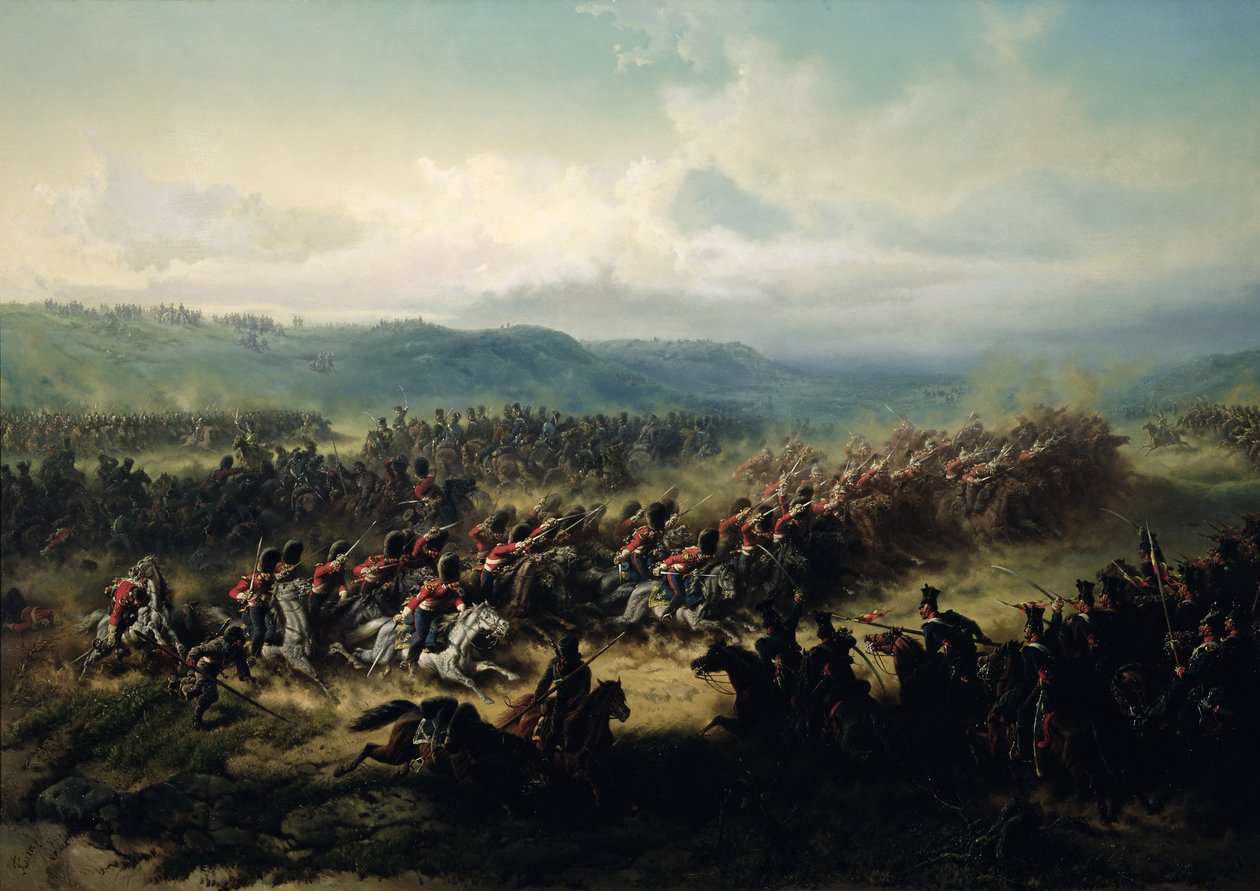Anklagen for den lette brigaden, 25. oktober 1854 av Friedrich Kaiser