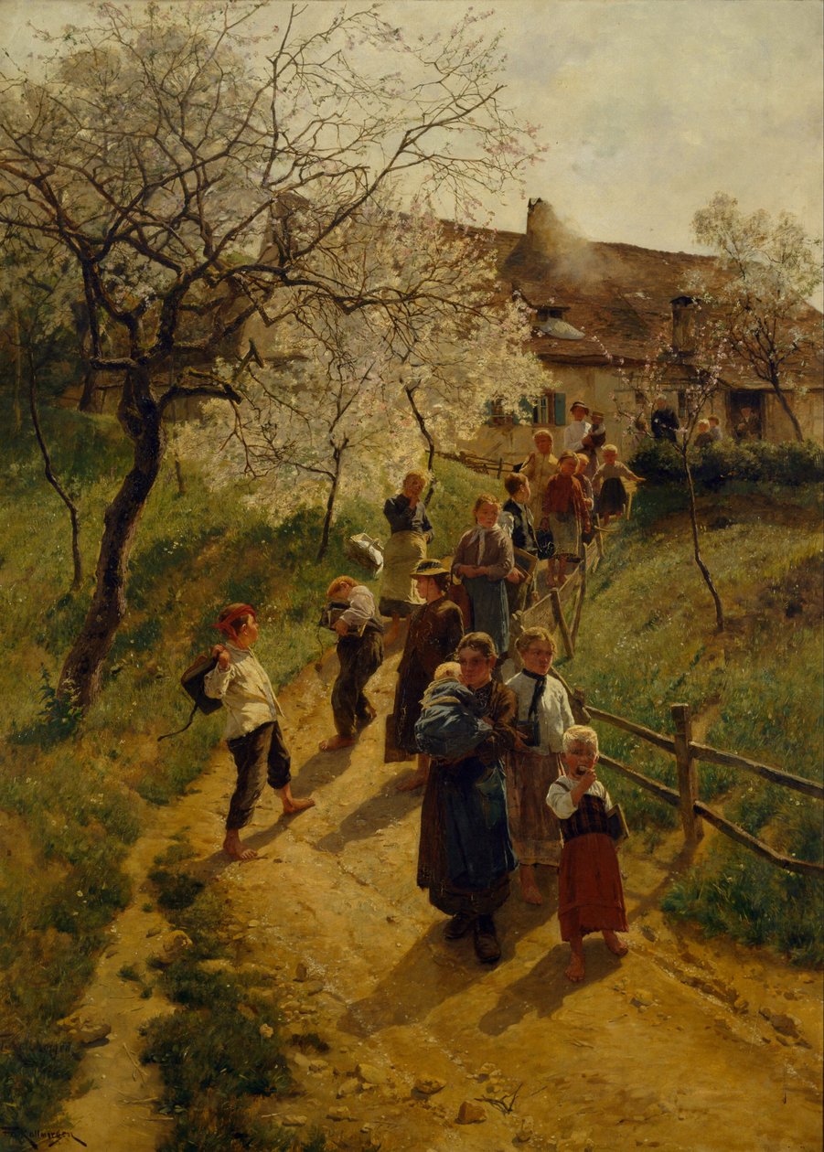En vårdag av Friedrich Kallmorgen