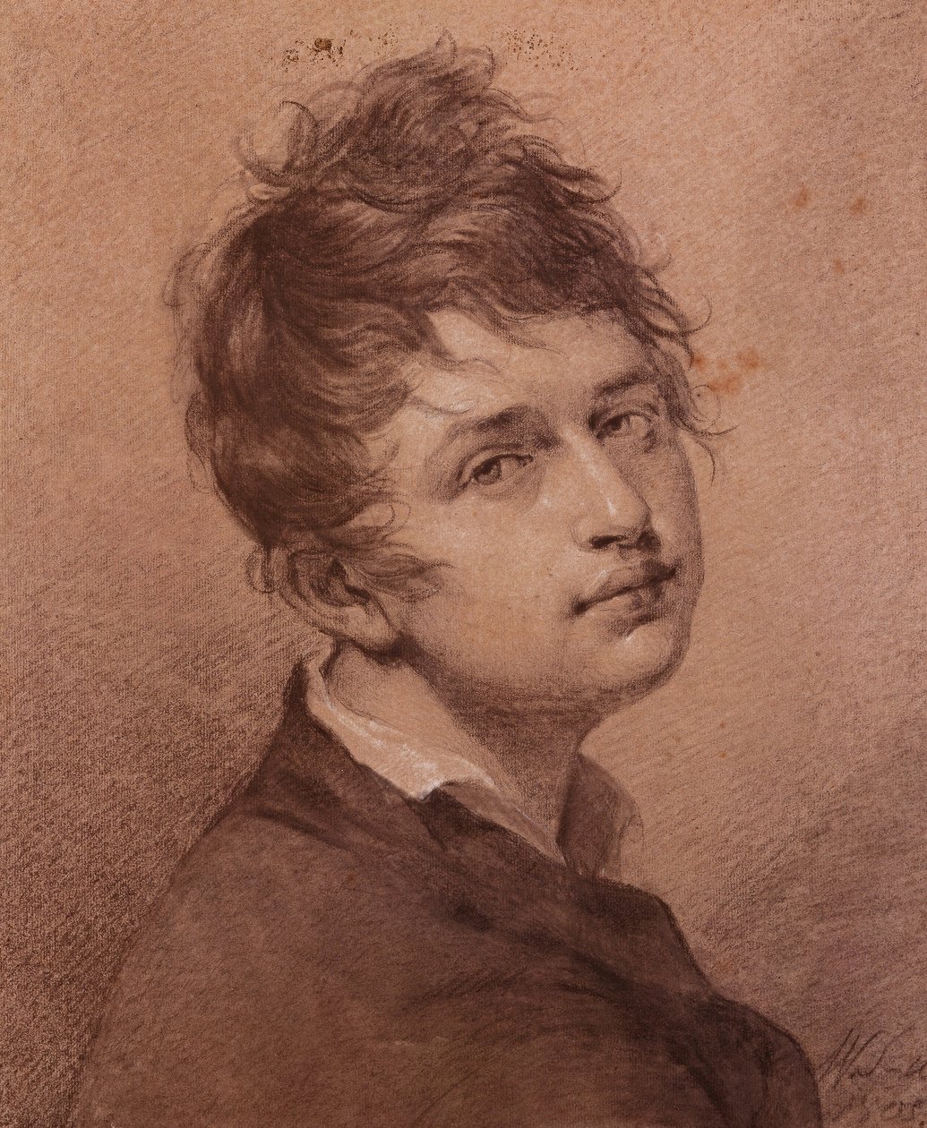 Selvportrett, 1805 av Friedrich Wilhelm von Schadow