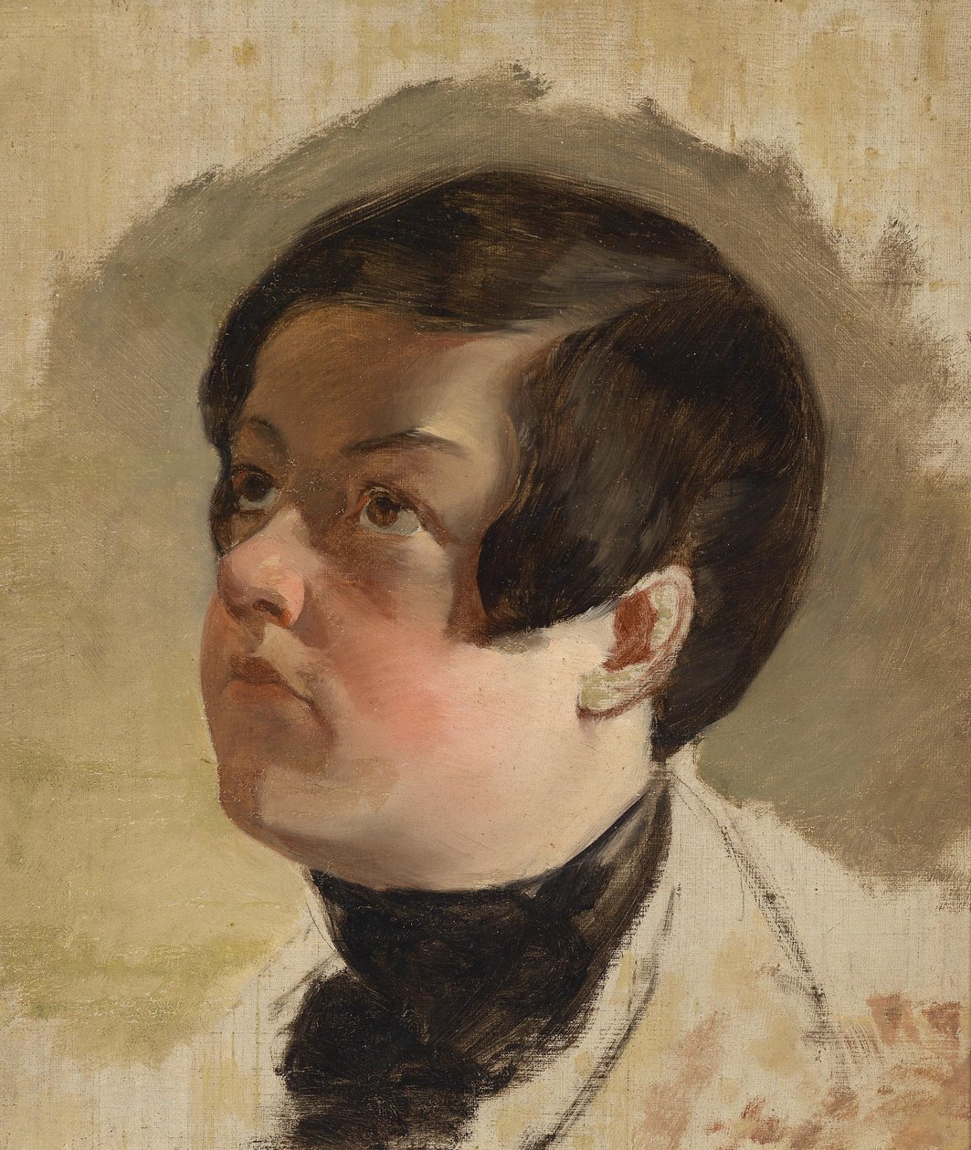 Studie av guttens hode av Friedrich von Amerling