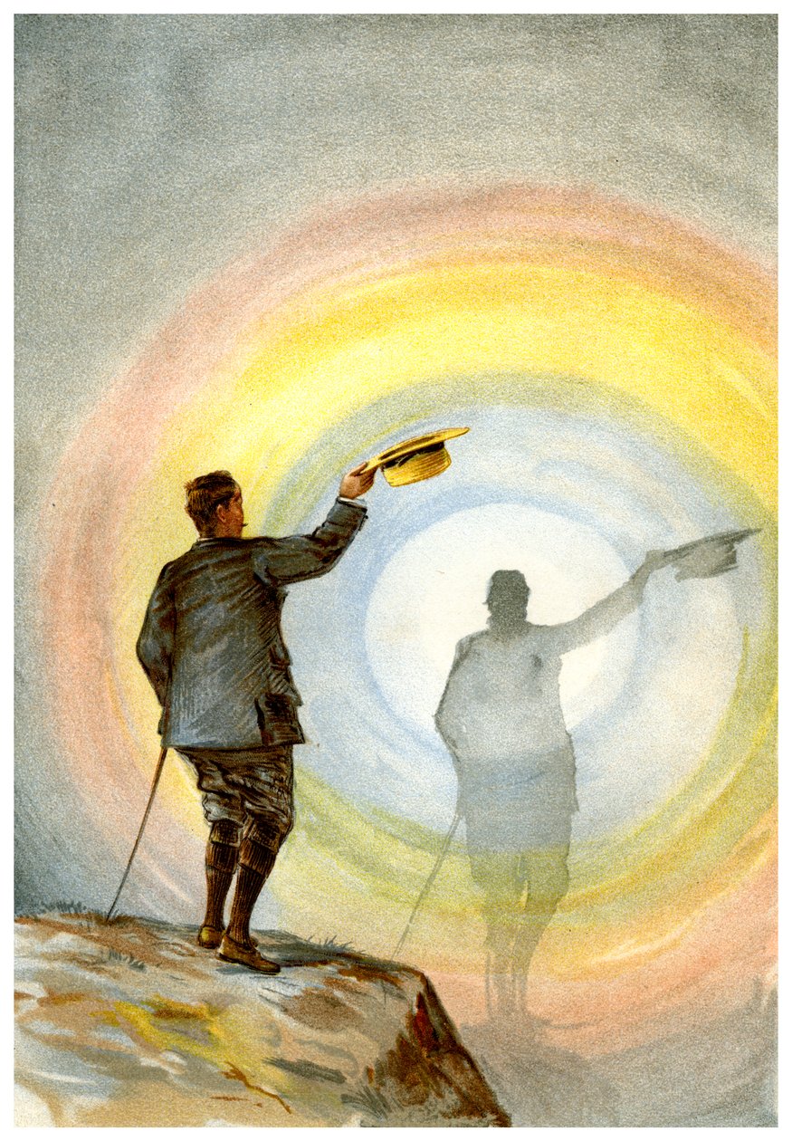 Spekteret og den sirkulære regnbuen, 1898. av Friedrich Arnold Brockhaus