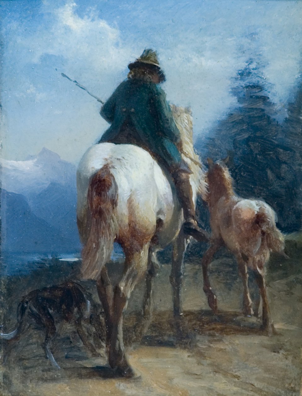 hjemkomsten av Friedrich August Mathias Gauermann