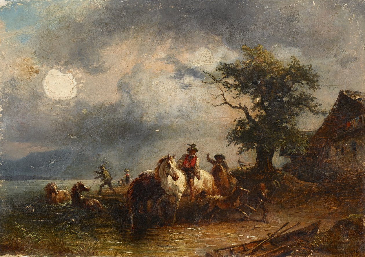 hestedam av Friedrich August Mathias Gauermann
