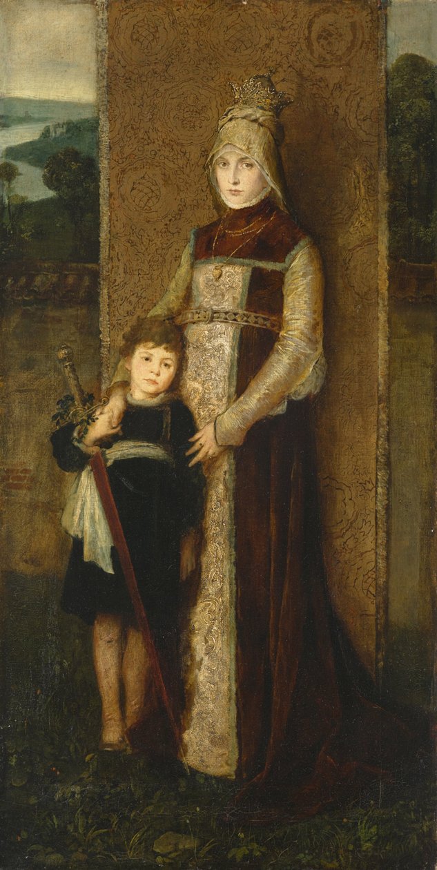 Gruppe fra Münchens kunstnerfestival i 1876 av Friedrich August von Kaulbach