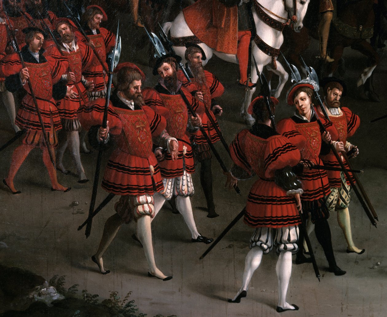 Intervju av Francois I og Henry VIII i leiren til Golden Sheet 7. juni av Friedrich Bouterwek