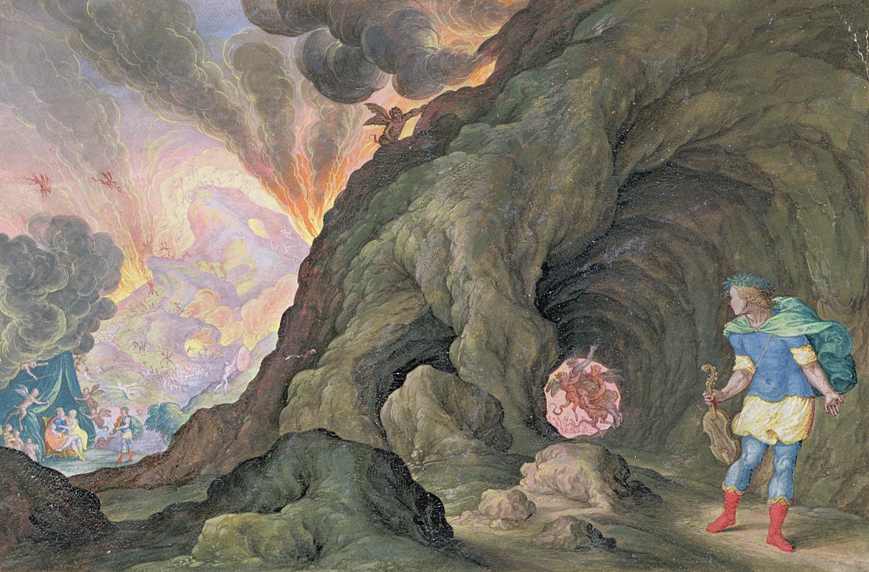 Orfeus i Hades, 1643 av Friedrich Brentel