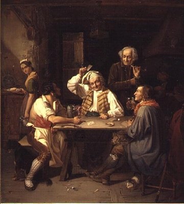 Vinnerkortet (olje) av Friedrich Busch