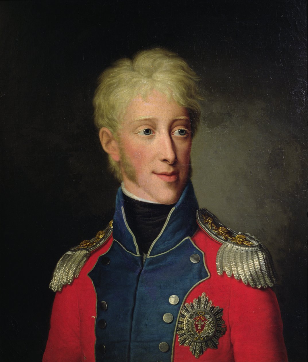 Fredrik VI av Danmark, ca. 1810 (olje om bord) av Friedrich Carl Groger