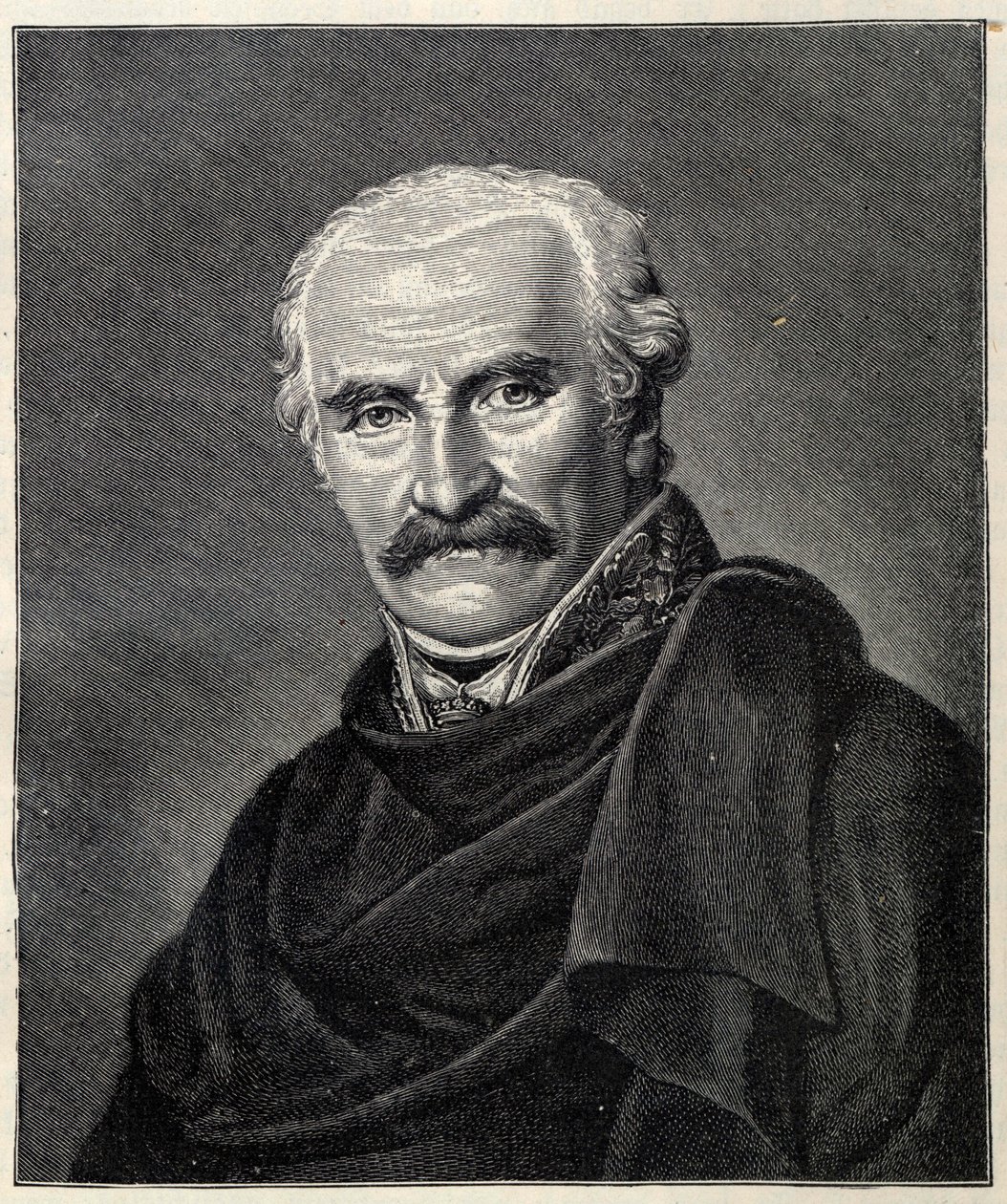 Portrett av Gebhard Leberecht von Blücher, prins av Wahlstatt 1742-1819. av Friedrich Carl Groger