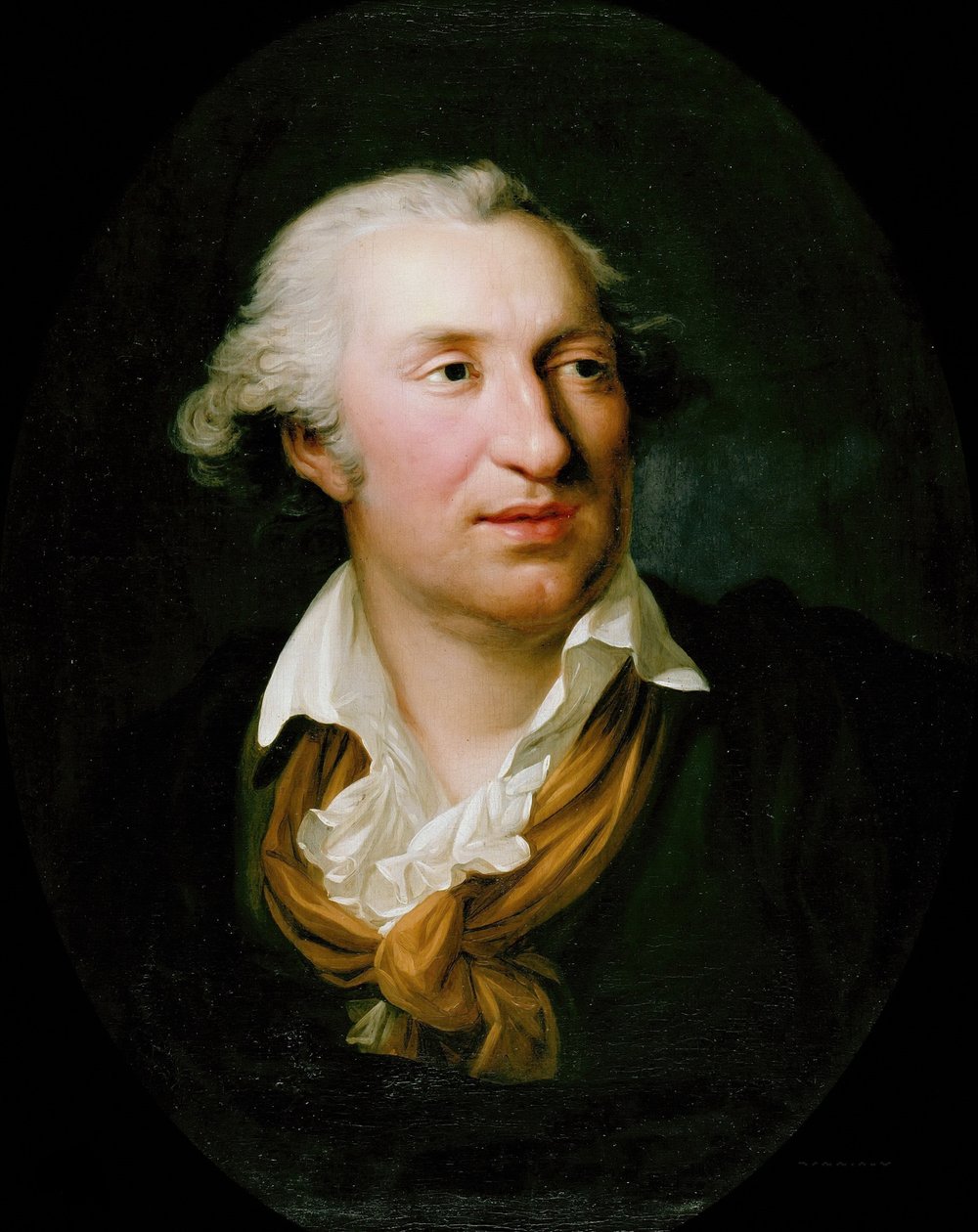Portrett av Johann Gottfried Schadow 1764-1850, 1795. av Friedrich Georg Weitsch