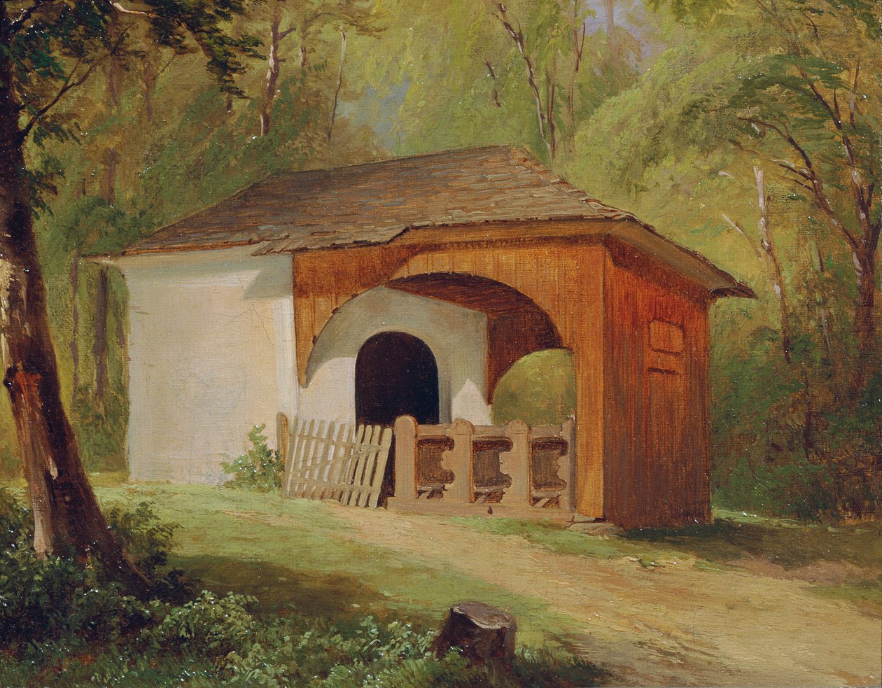 Waldkapelle av Friedrich Hasslwander