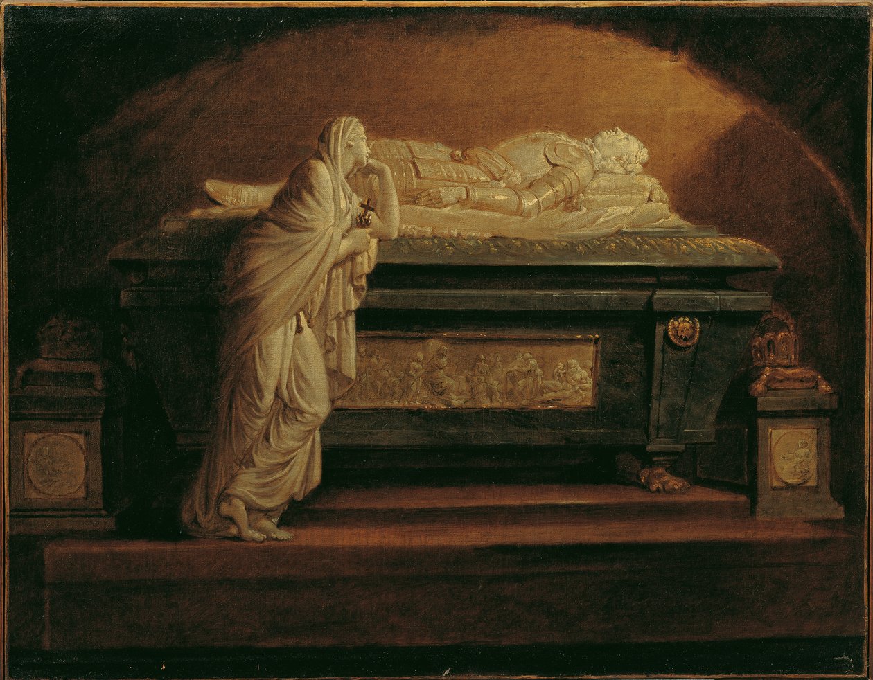 Graven til keiser Leopold II av Franz Anton Zauner i Augustinerkirken av Friedrich Heinrich Fuger