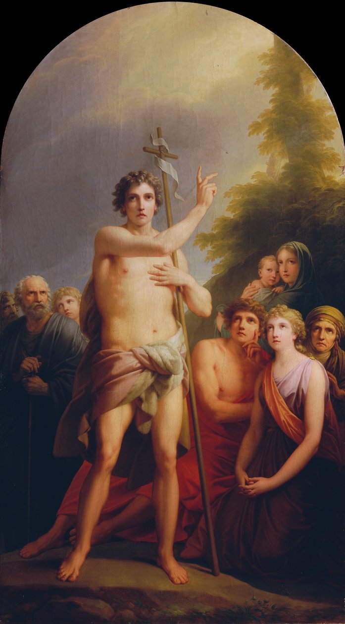 Den hellige Johannes forkynner av Friedrich Heinrich Fuger