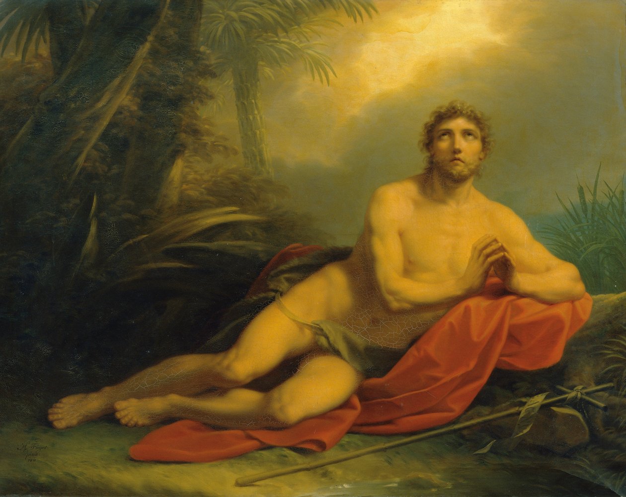John i ørkenen av Friedrich Heinrich Fuger