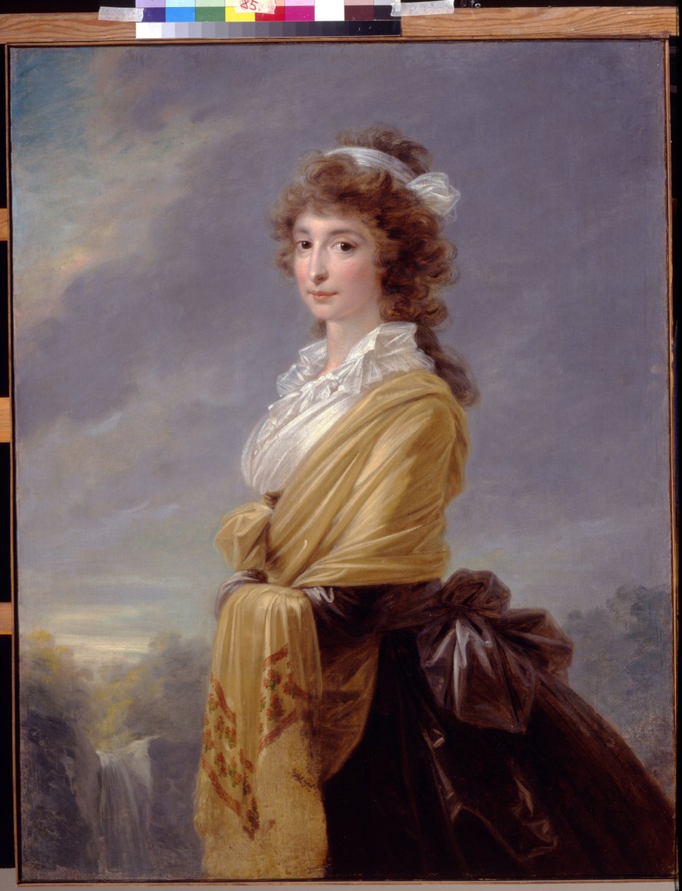 Portrett av Comtesse Elisabeth von Thun Hohenstein (1764-1806) - Maleri av Heinrich Friedrich Fueger (1751-1818), huile sur toile av Friedrich Heinrich Fuger