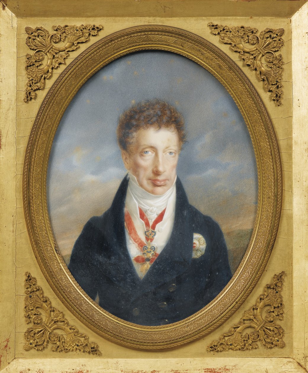 Erkehertug Karl av Østerrike 1771-1847, hertug av Teschen, ca. 1823 av Friedrich Johan Gottlieb Lieder