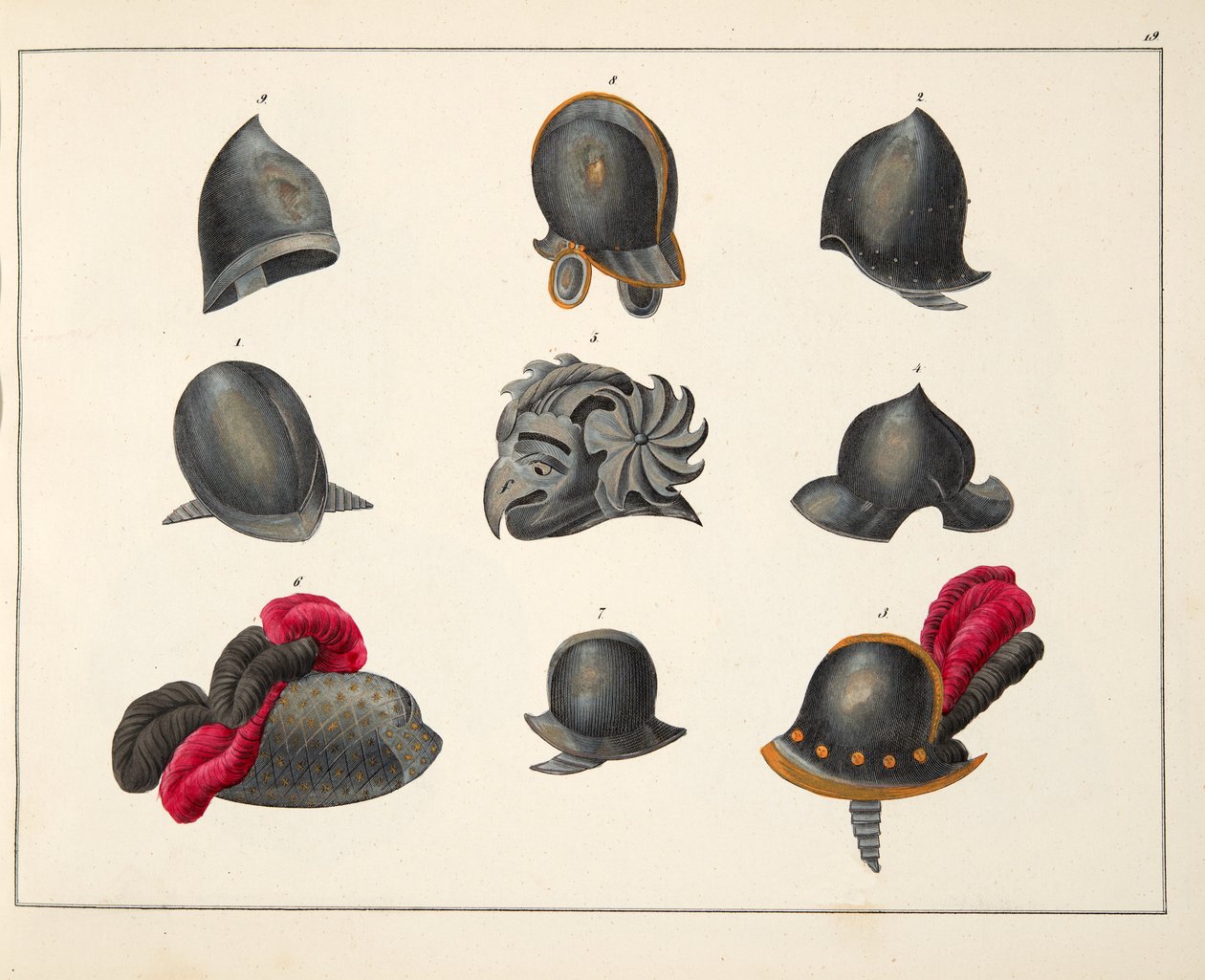 Hjelmer, plate fra 