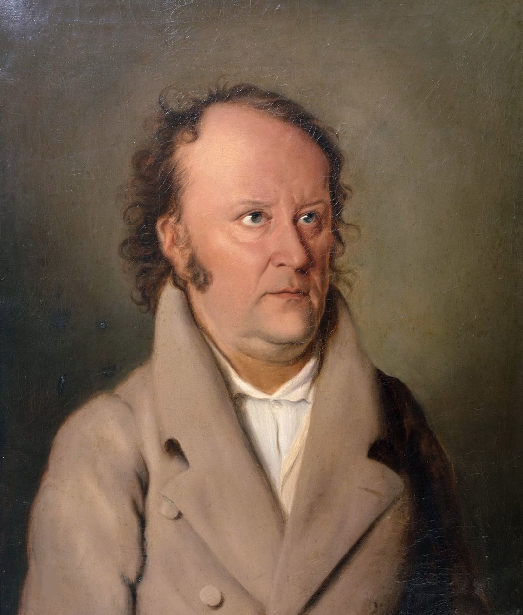 Portrett av forfatteren Jean Paul 1763-1825, 1810. av Friedrich Meier