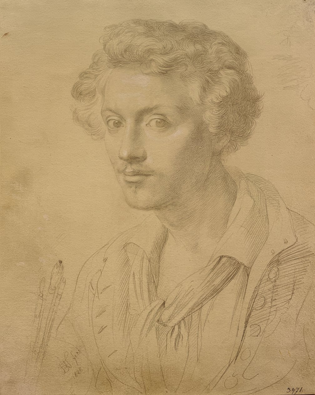 Friedrich Nerly (Selbstbildnis) av Friedrich Nerly